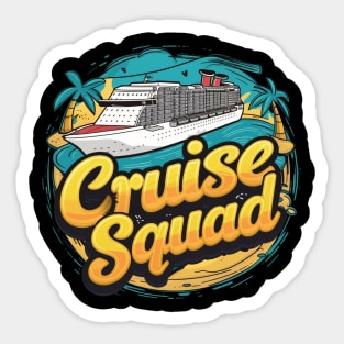 Cruise Squad Sticker